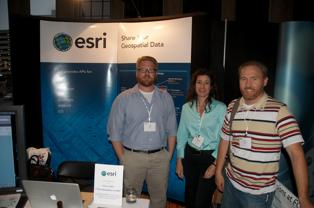 The Esri booth FOSS4G 2011