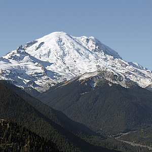 An eruption by Mount Rainier could cause billions of dollars of damage from lahar flows.