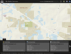 Lake County's My Public Services application
