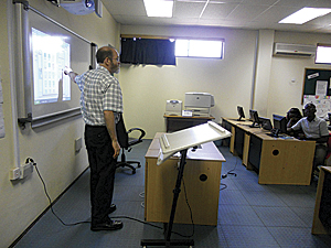 Kolvoord taught a diverse class.