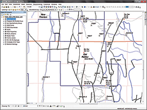 This exercise uses data related to mining activity around the Old Rattler claim in Battle Mountain and includes completely synthetic drill hole collar locations and topographic survey control data.