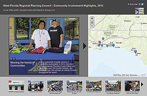 The West Florida Regional Planning Council holds numerous events that promote community involvement.