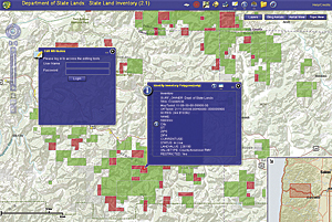 Personnel from each agency can go to an online website to quickly ascertain property ownership and update information about their agency's property assets.