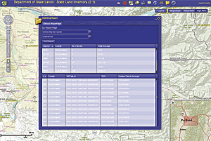 It is easy to search on inventory parcels.
