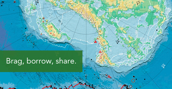 Brag, borrow, share.