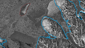 Mapping the Ayles Ice Shelf Break