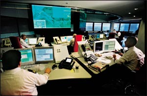 the central control space