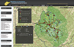 Modeling the impacts of a mass exodus from a metropolitan area.
