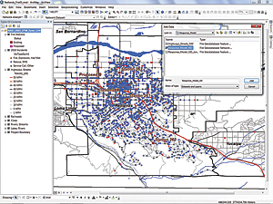In the Fire Data geodatabase, expand the Response_Model feature dataset.