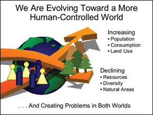 We are evolving toward a more human-controlled world