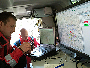 The mobile command station of Podhalanska Group.
