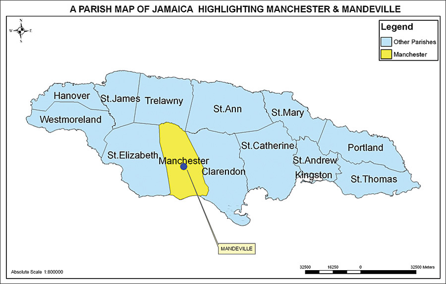clipart map of jamaica - photo #43