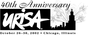 URISA 40th anniversary logo
