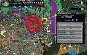 The Eco Logical GIS mapping tool, see enlargement