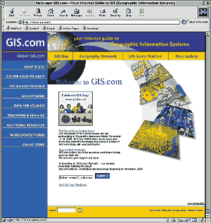 GIS.com front page