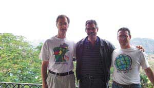 Bob Werner, Emilio Escartin, and Tim Loesch
