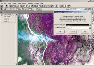 screen shot of a Landsat 7 ETM+ image; click to see enlargement