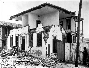 photo of 1886 earthquake damage