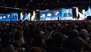 photo of Jack Dangermond's 2008 presentation