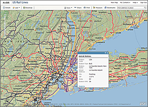 A web map created in the ArcGIS.com Map Viewer