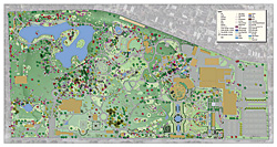 click to enlarge map of Missouri Botanical Gardens