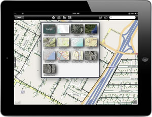 ArcGIS for iOS users can use a variety of ArcGIS Online basemaps for viewing data.