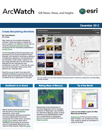 read the ArcWatch December 2012 issue