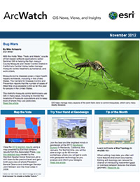 read the ArcWatch November 2012 issue