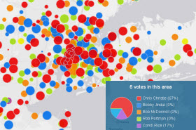 Vice President Poll Map
