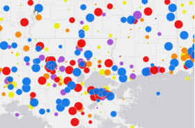Voting Persona Poll Map