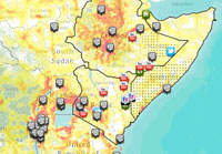 Horn of Africa Drought Crisis Map