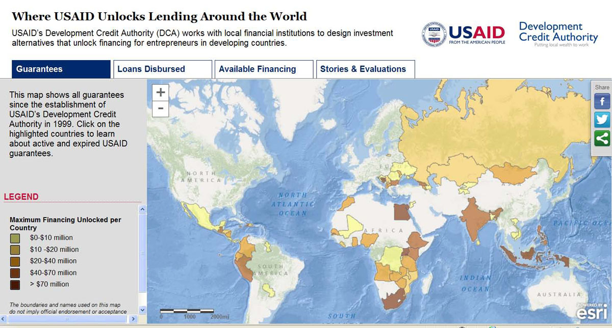 USAID Development Data Available on ArcGIS Online