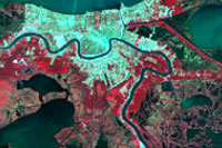 False Color/Near Infrared (432) 1975-2005