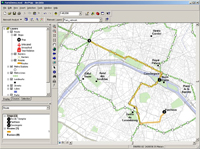 Pedestrian Routing Paris Subway