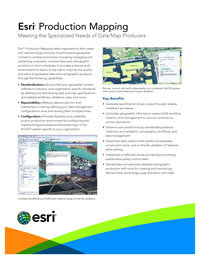 Esri Production Mapping Flyer