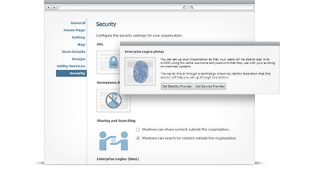 Enterprise Authentication features in ArcGIS 10.2