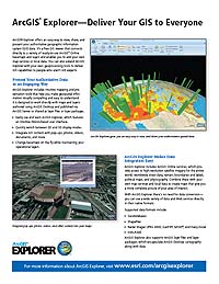 ArcGIS Explorer flier
