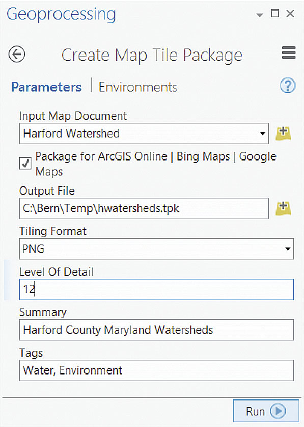 Use Tile Packages to Save Credits ArcUser