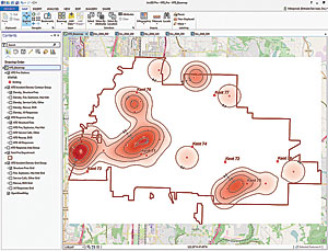 Modeling Incident Density with Contours in ArcGIS Pro