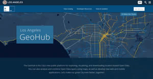 City employees, nonprofit organizations, app developers, and the public can go to the new Los Angeles GeoHub, find data, and map it.