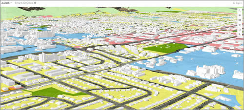 With Esri technology, you can visualize land use in 3D for a city such as Boulder, Colorado.