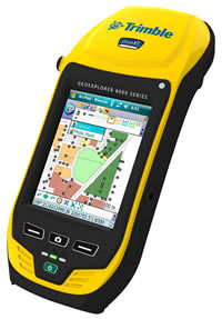 Trimble GeoXT device with ArcPad software.
