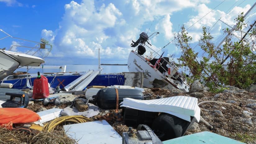Irma Boat Damage