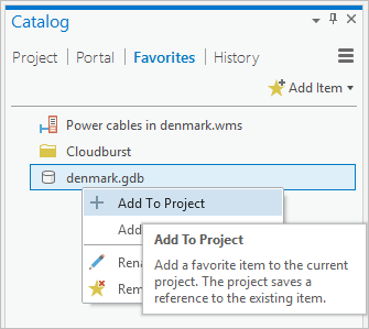 Important—This does not add the connection automatically in every project! You will learn to do that next.