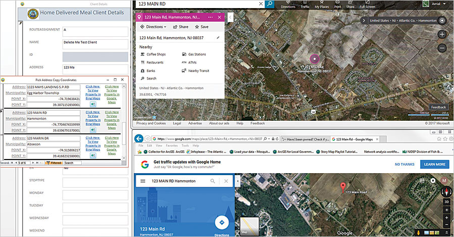 Drivers access their assigned routes via Navigator for ArcGIS on Android tablets mounted inside their vehicles.