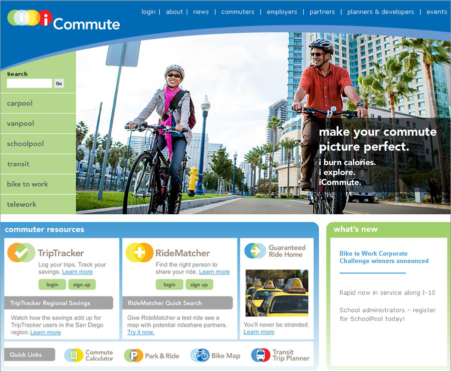 You can find the San Diego Regional Bike Map at the iCommute website.