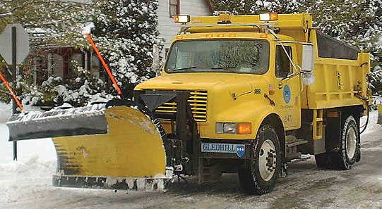 A City of Columbus snowplow.