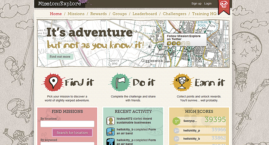 The Geography Collective's Mission:Explore website.