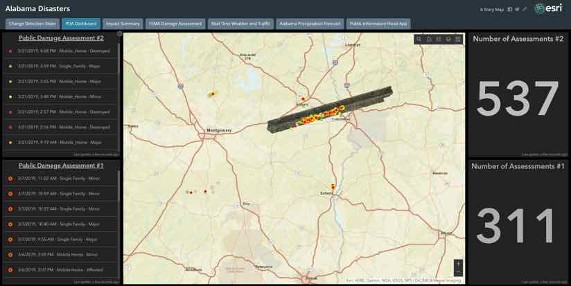 Disaster Assessments Dashboard