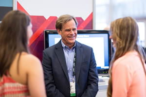Businessman David Hicks attended the Esri Business Summit in 2015